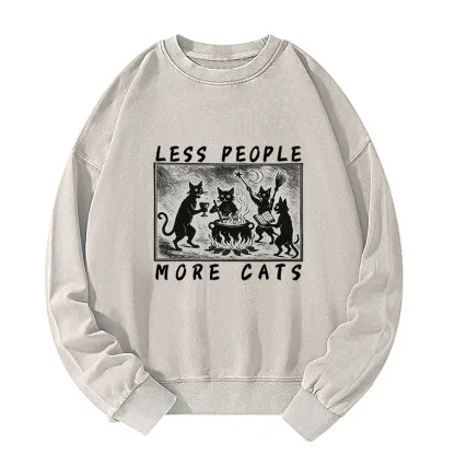 Tokyo-Tiger Cat Sacrifice Ceremony Washed Sweatshirt