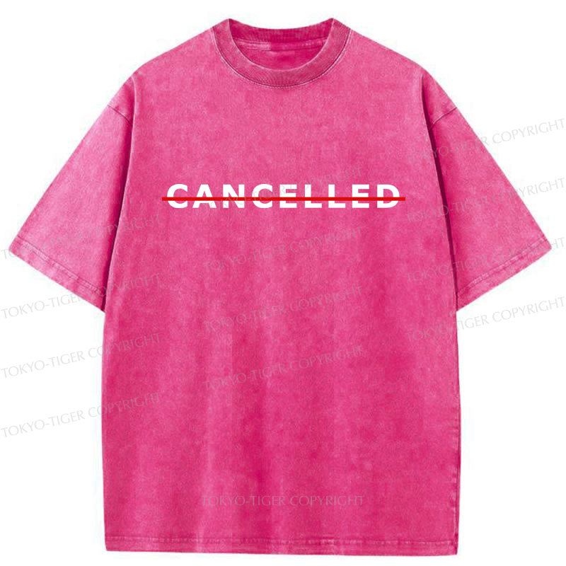 Tokyo-Tiger Cancelled Washed T-Shirt