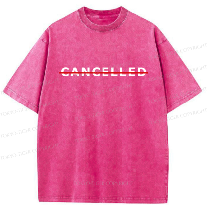 Tokyo-Tiger Cancelled Washed T-Shirt