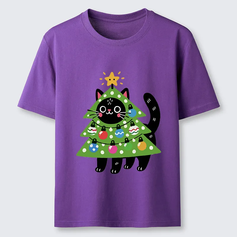 Tokyo-Tiger Christmas Tree Cat Classic T-Shirt
