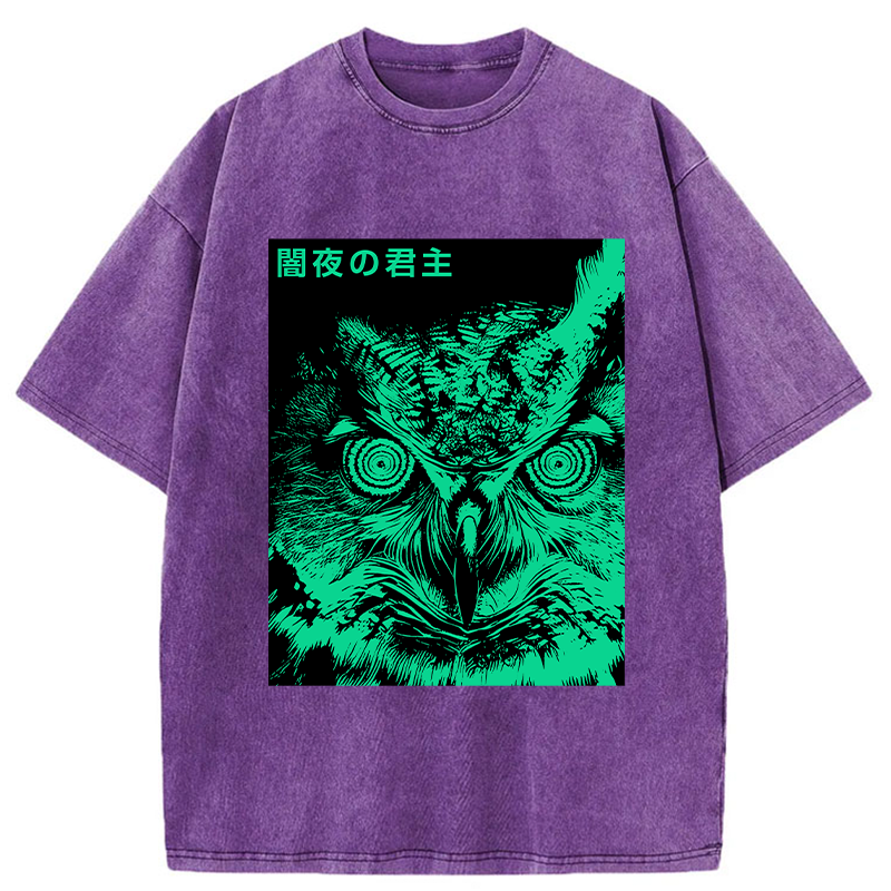 Tokyo-Tiger Lord Of The Dark Night Washed T-Shirt