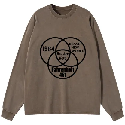 Tokyo-Tiger Multidimensional Thinking And Rebellion Washed Long Sleeve T-Shirt