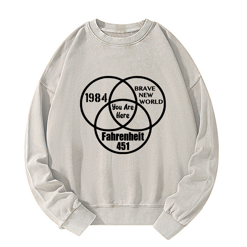 Tokyo-Tiger Multidimensional Thinking And Rebellion Washed Sweatshirt