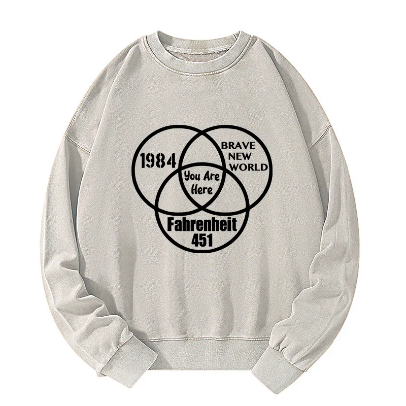 Tokyo-Tiger Multidimensional Thinking And Rebellion Washed Sweatshirt