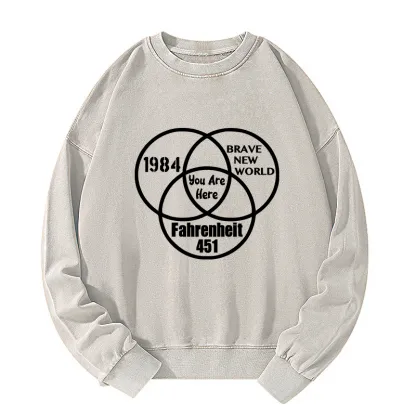 Tokyo-Tiger Multidimensional Thinking And Rebellion Washed Sweatshirt