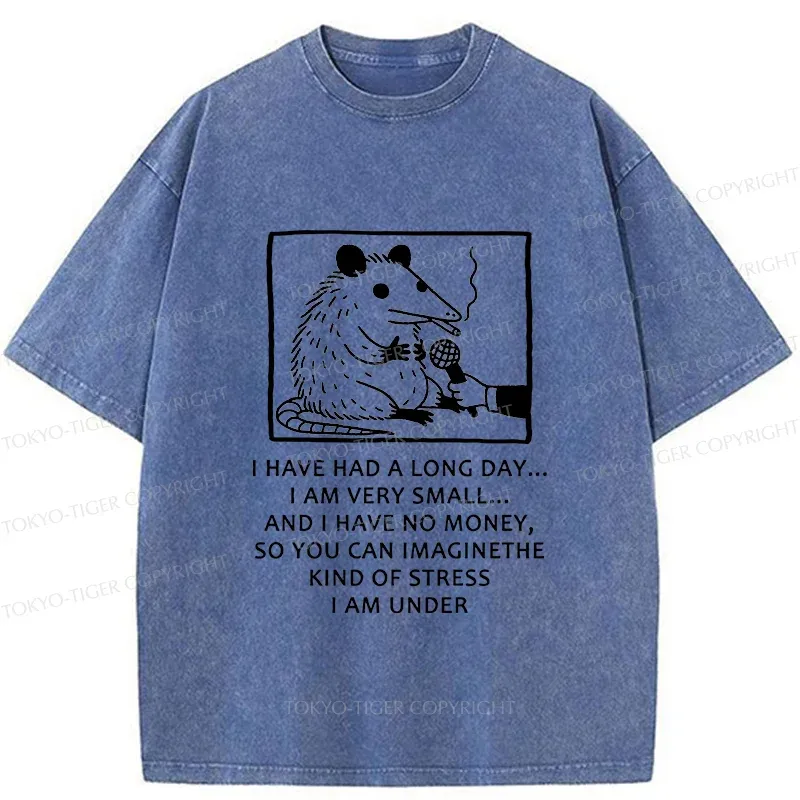 Tokyo-Tiger Contemporary Possum Interview Washed T-Shirt