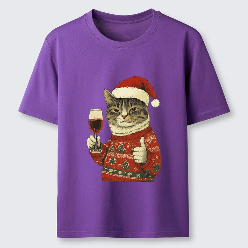 Tokyo-Tiger Christmas Cat Likes Classic T-Shirt
