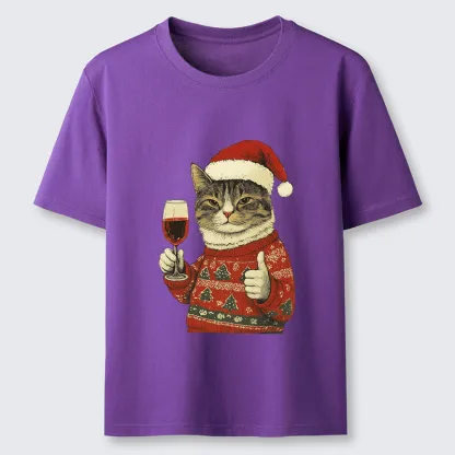 Tokyo-Tiger Christmas Cat Likes Classic T-Shirt