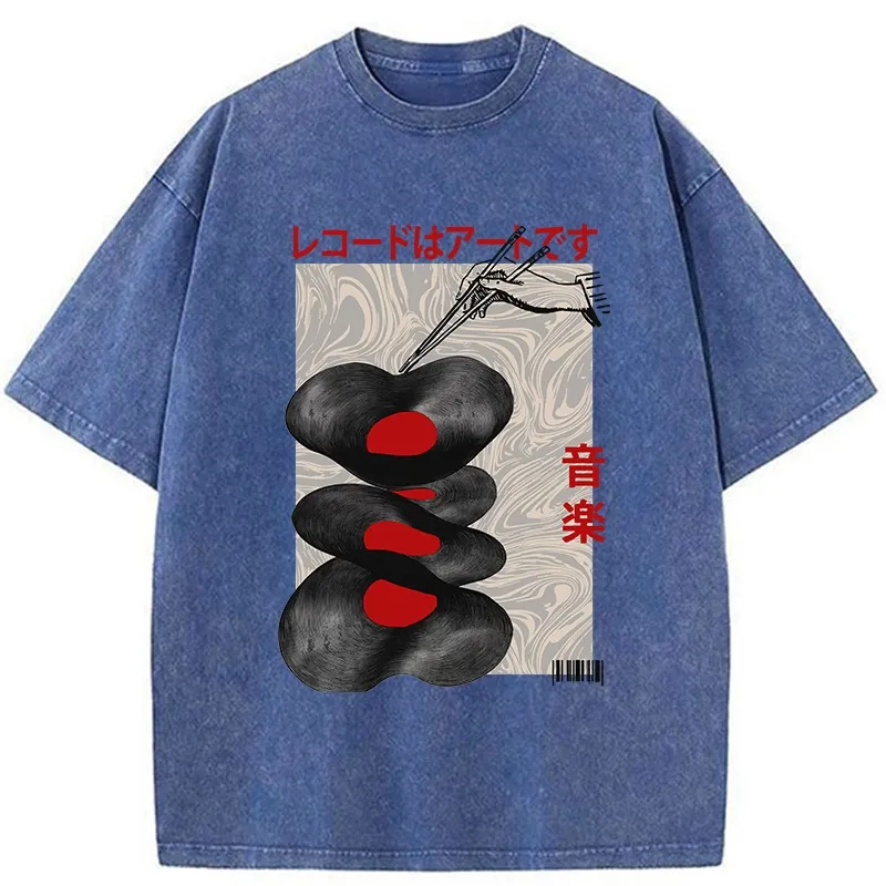 Tokyo-Tiger Vintage Japanese Music Washed T-Shirt