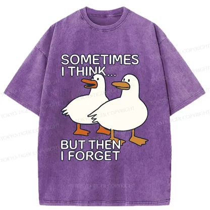 Tokyo-Tiger Funny Goose Washed T-Shirt