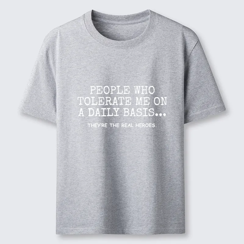 Tokyo-Tiger Anyone Who Puts Up With Me Is A Hero Classic T-Shirt