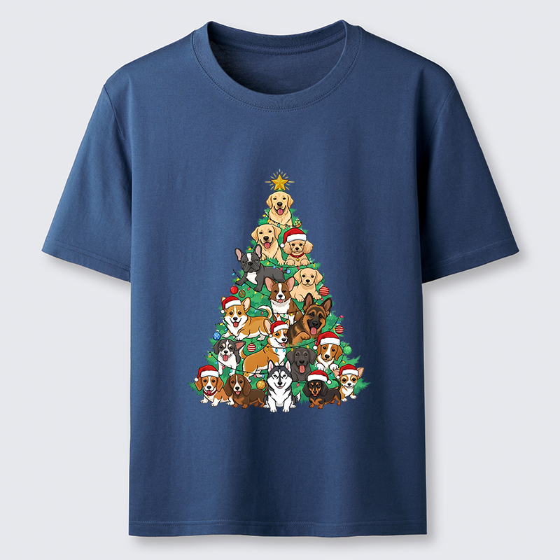 Tokyo-Tiger Christmas Tree Dog Funny Classic T-Shirt