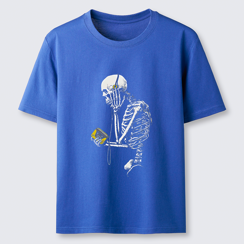 Tokyo-Tiger Skeleton Listening To Music Classic T-Shirt