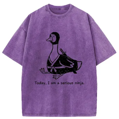 Tokyo-Tiger Ninja Goose Washed T-Shirt