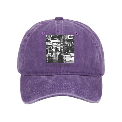 Tokyo-Tiger Tsukiji Fish Market Photo Washed Cap