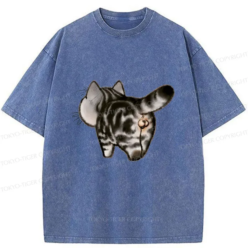 Tokyo-Tiger Cat's Back Washed T-Shirt