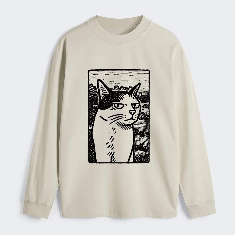 Tokyo-Tiger Cat's Hateful Eyes Classic Long Sleeve T-Shirt