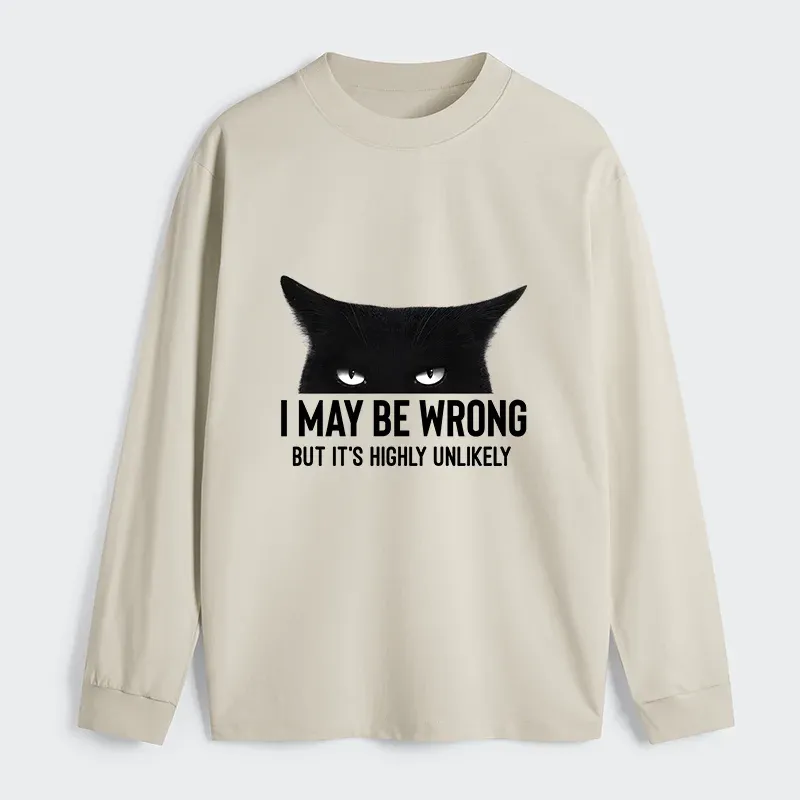 Tokyo-Tiger Cat Can Do No Wrong Classic Long Sleeve T-Shirt