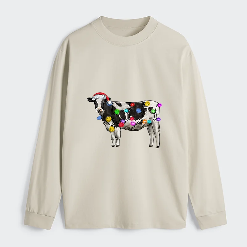 Tokyo-Tiger Christmas Cow Classic Long Sleeve T-Shirt