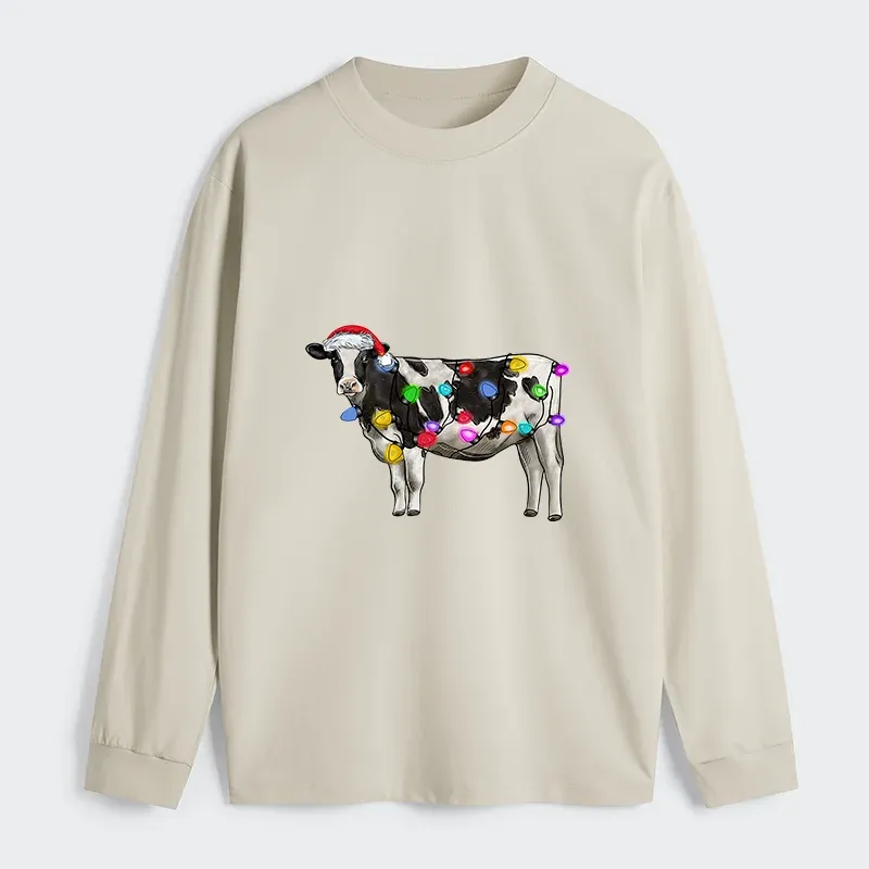 Tokyo-Tiger Christmas Cow Classic Long Sleeve T-Shirt