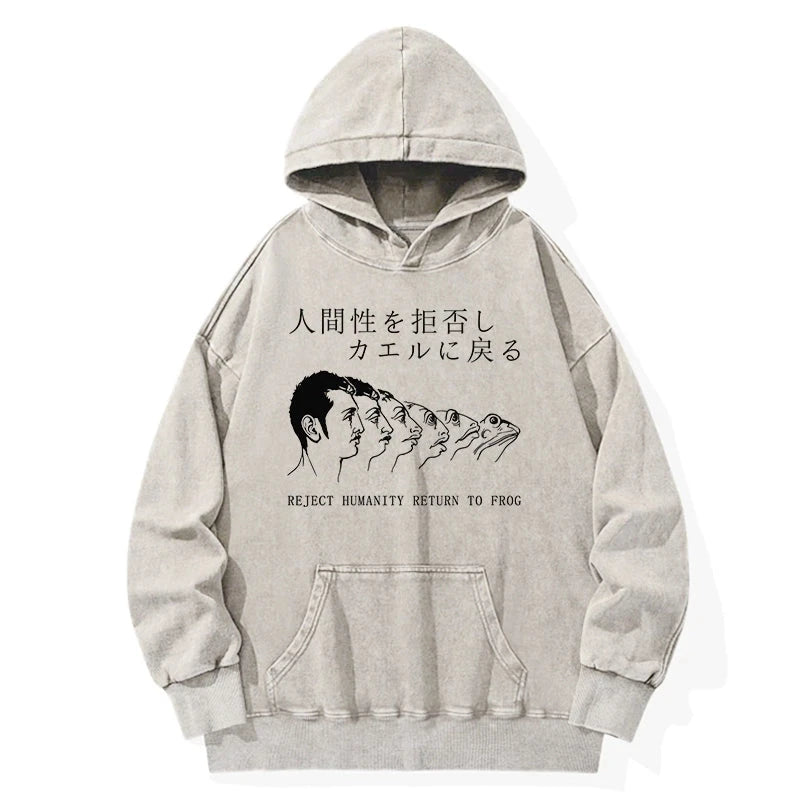 Tokyo-Tiger Return To Frog Washed Hoodie
