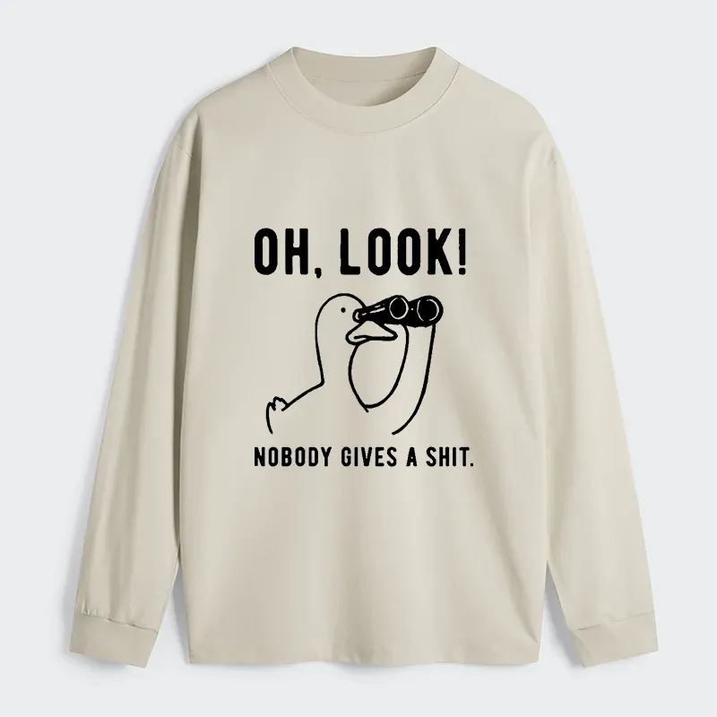 Tokyo-Tiger No One Cares About The Duck Classic Long Sleeve T-Shirt Sale