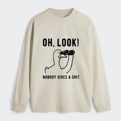 Tokyo-Tiger No One Cares About The Duck Classic Long Sleeve T-Shirt