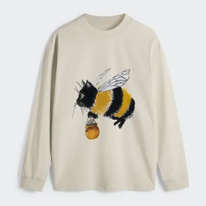 Tokyo-Tiger Catbee Funny Classic Long Sleeve T-Shirt