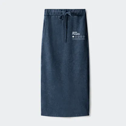 Tokyo-Tiger Evaluation People Washed Terry Skirt