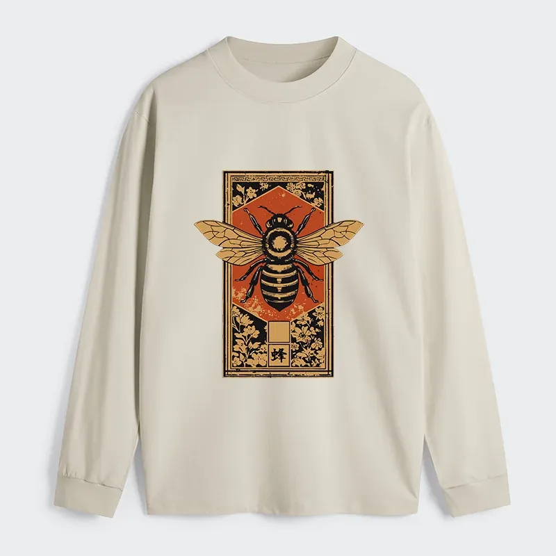 Tokyo-Tiger Japanese Bee Art Classic Long Sleeve T-Shirt