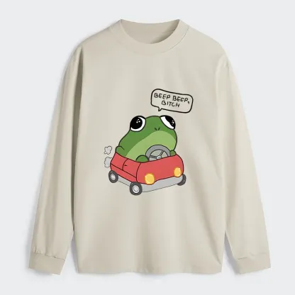 Tokyo-Tiger Frog Driving Classic Long Sleeve T-Shirt