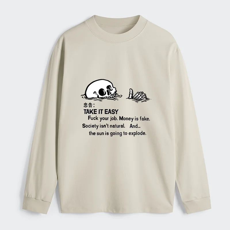 Tokyo-Tiger Skeleton Ridicule Classic Long Sleeve T-Shirt