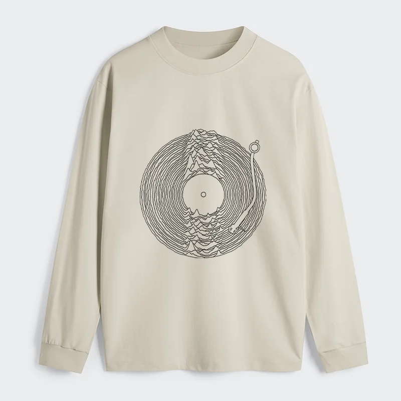 Tokyo-Tiger Record Player Japanese Classic Long Sleeve T-Shirt