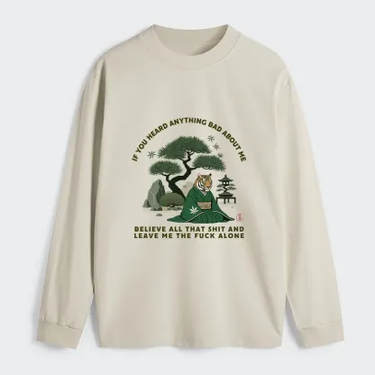 Tokyo-Tiger Funny Ukiyoe Tiger Samurai Zen Classic Long Sleeve T-Shirt