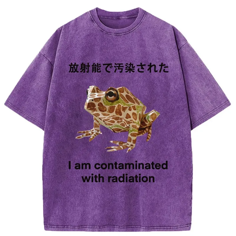 Tokyo-Tiger Frog Contaminated By Radiation Washed T-Shirt