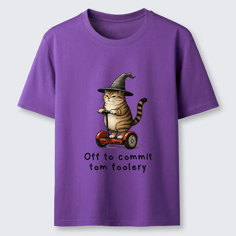 Tokyo-Tiger Orange Cat Riding Segway-style Classic T-Shirt