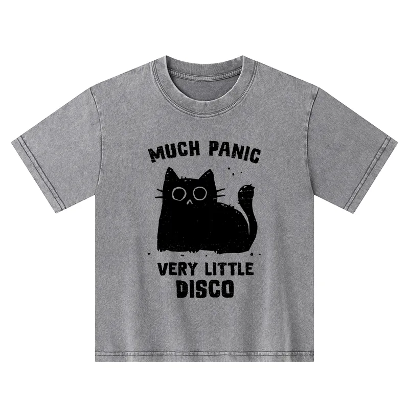 Tokyo-Tiger More Disco Funny Kids Washed T-Shirt