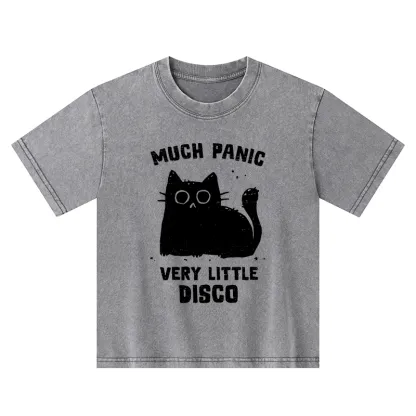 Tokyo-Tiger More Disco Funny Kids Washed T-Shirt
