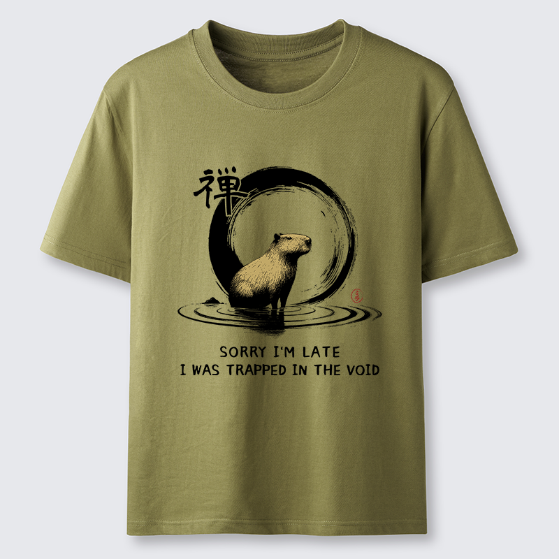 Tokyo-Tiger Zen Capybara Was Trapped In The Void Classic T-Shirt