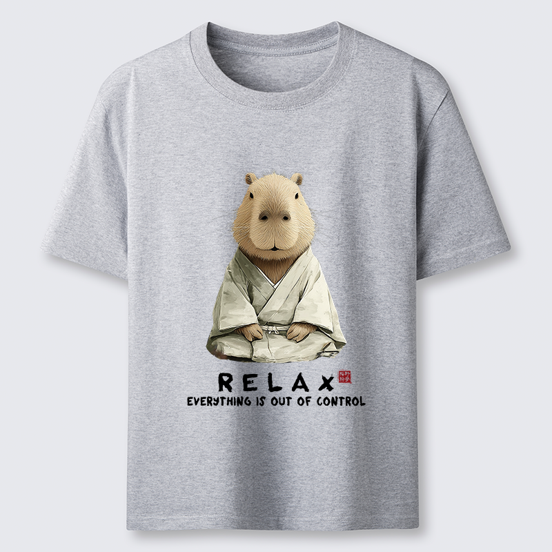 Tokyo-Tiger Zen Capybara：Relax, it's all chaos Classic T-Shirt