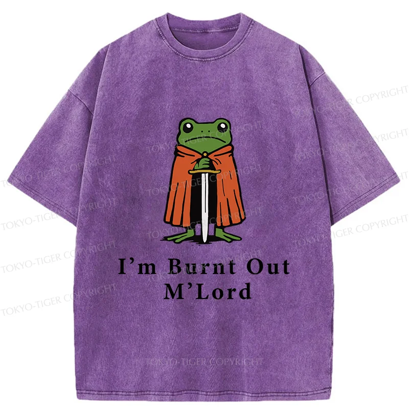 Tokyo-Tiger I’m Burnt Out M’Lord Washed T-Shirt