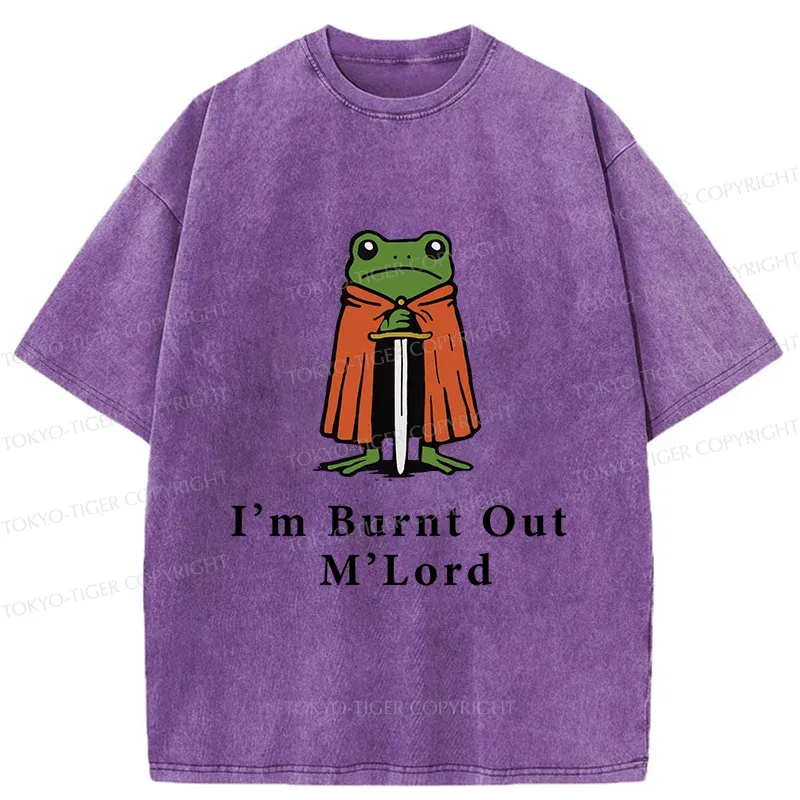 Tokyo-Tiger I’m Burnt Out M’Lord Washed T-Shirt
