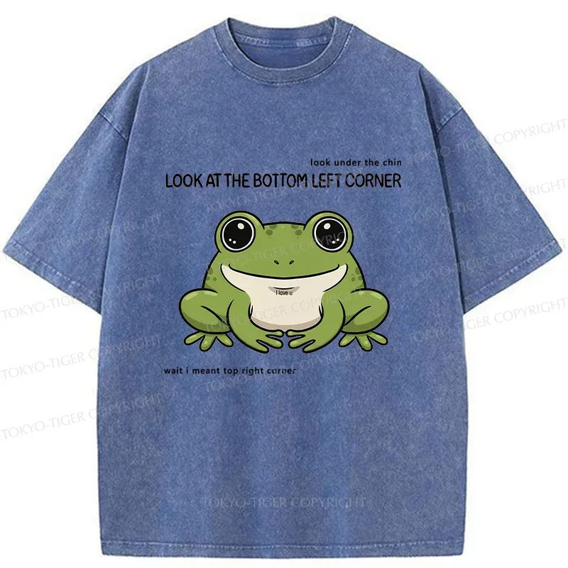 Tokyo-Tiger Look At This Frog Washed T-Shirt