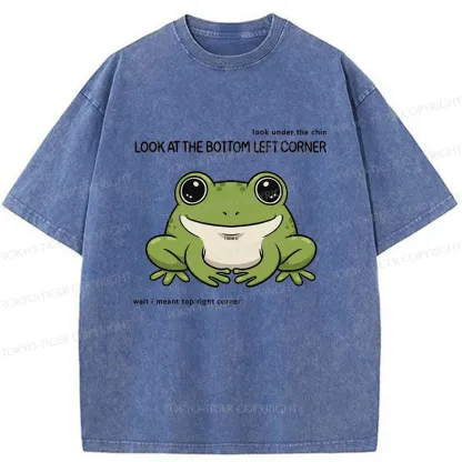 Tokyo-Tiger Look At This Frog Washed T-Shirt