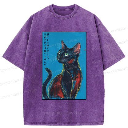 Tokyo-Tiger Silent Vibrations Washed T-Shirt