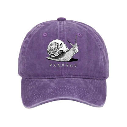 Tokyo-Tiger Death Snail Manga Washed Cap