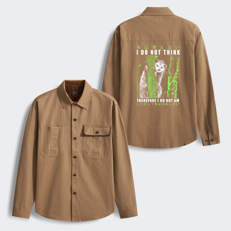 Tokyo-Tiger Stupid Possum Japan Men's Corduroy Work Jacket