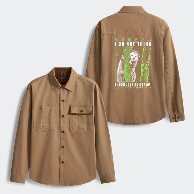 Tokyo-Tiger Stupid Possum Japan Men's Corduroy Work Jacket