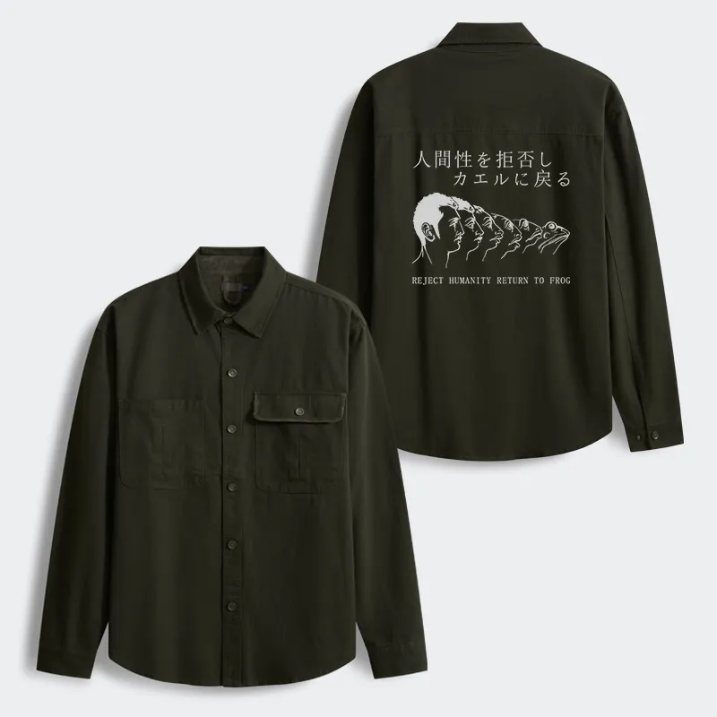 Tokyo-Tiger Return To Frog Men's Corduroy Work Jacket