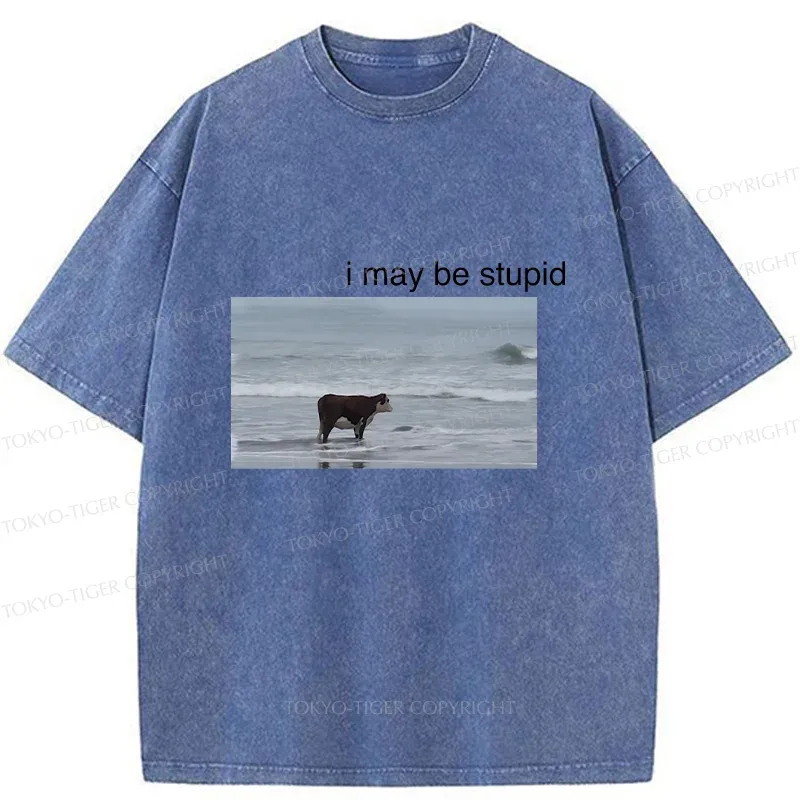 Tokyo-Tiger Foolish Cow Washed T-Shirt